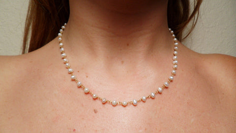 Pearl & Gold Vermeil Chain