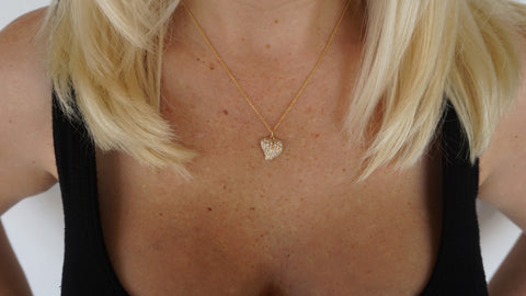 Lisa Taubes Diamond Heart Necklace