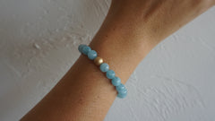 Large Aquamarine Bracelet