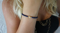 Lapis Beaded Bracelet (Style 1)