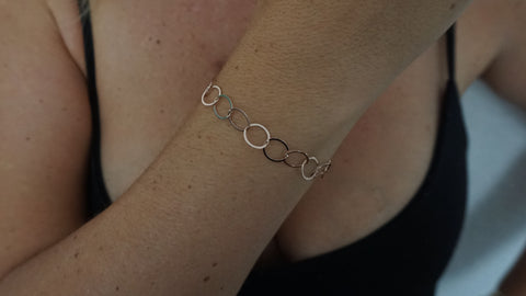 Single Rose Gold Vermeil Bracelet